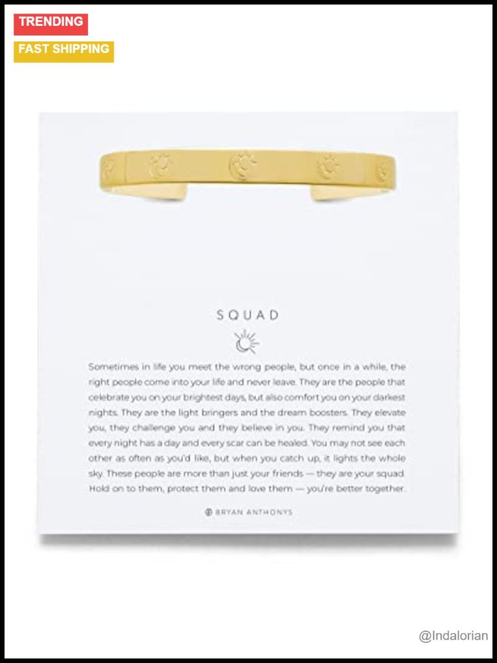 14k Gold Plated Brass Adjustable Stackable Bracelet Gift for Her